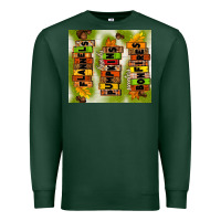 Sports Green flannels hayrides pumpkins bonfires fall Premium Sweatshirt - TumblerDesignByShophia