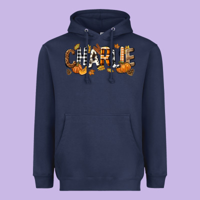 Personalized Fall Autumn Heavyweight Hoodie Designed By Nancycooperartshop