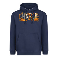 Navy Personalized Fall Autumn Heavyweight Hoodie - NancyCooperArtShop