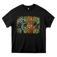 Black western camouflage brushstroke Heavy Core Tee - BarkalooDesign