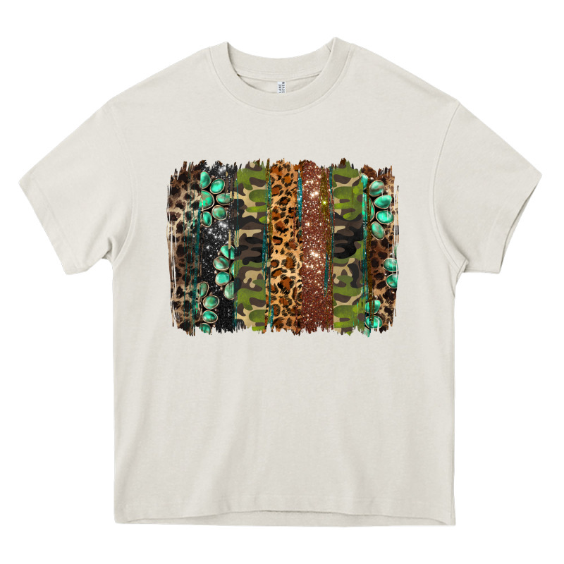 Western Camouflage Brushstroke Heavy Core Tee by BarkalooDesign | Teevron