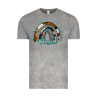Cloud Rock blessed rainbow cowhide aztec Vintage Tee - Jasminsmagicworld