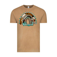 Vintage Camel blessed rainbow cowhide aztec Vintage Tee - Jasminsmagicworld