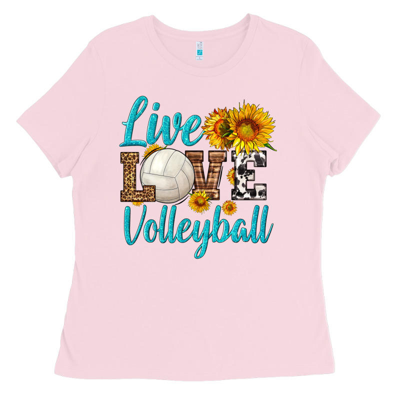 Live Love Volleyball Ladies Tee by HRA Design Shop | Teevron