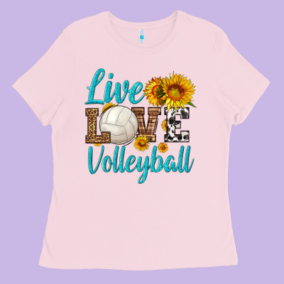 Live Love Volleyball Ladies Tee Designed By Hra Design Shop