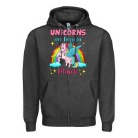 Charcoal Heather unicorns are born in march Zipper Hoodie - Jasminsmagicworld