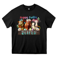 Black happy easter heifer Heavy Core Tee - RacoonDesign