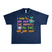 Navy i said a hip hop Urban Heavy Tee - MaliasSmallBusiness