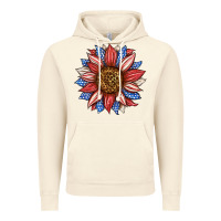 Vintage Artic American Flag Sunflower Vintage Hoodie - LillyAllenDesigns