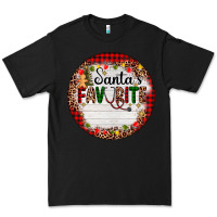 Black custom name santas favorite nurse Premium Tee - AdoDesignShop