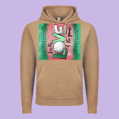 For The Love Of The Game Golf Vintage Hoodie Designed By Jasminsmagicworld