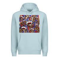 Blue Mist American flag lips leopard  tumbler Premium Hoodie - HowdyJamesFarm