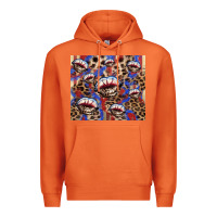 Carrot American flag lips leopard  tumbler Premium Hoodie - HowdyJamesFarm