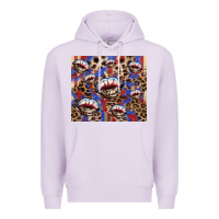 Lilac American flag lips leopard  tumbler Premium Hoodie - HowdyJamesFarm