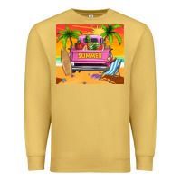 Antique Gold summer truck Premium Sweatshirt - TumblerDesignByShophia