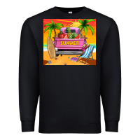 Black summer truck Premium Sweatshirt - TumblerDesignByShophia