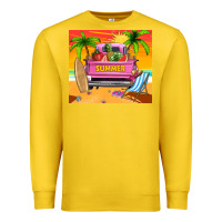 Lemon summer truck Premium Sweatshirt - TumblerDesignByShophia