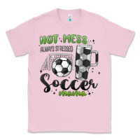Bubblegum Pink hot mess always stressed soccer mama stanley cup Classic Tee - MaliasSmallBusiness