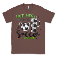 Chestnut hot mess always stressed soccer mama stanley cup Classic Tee - MaliasSmallBusiness