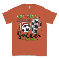 Copper hot mess always stressed soccer mama stanley cup Classic Tee - MaliasSmallBusiness