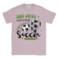 Lilac hot mess always stressed soccer mama stanley cup Classic Tee - MaliasSmallBusiness