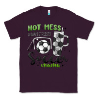 Plum hot mess always stressed soccer mama stanley cup Classic Tee - MaliasSmallBusiness