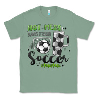 Sage hot mess always stressed soccer mama stanley cup Classic Tee - MaliasSmallBusiness