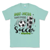 Seafoam hot mess always stressed soccer mama stanley cup Classic Tee - MaliasSmallBusiness