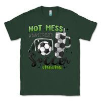 Sports Green hot mess always stressed soccer mama stanley cup Classic Tee - MaliasSmallBusiness