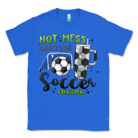 True Royal hot mess always stressed soccer mama stanley cup Classic Tee - MaliasSmallBusiness