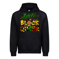 Black Little black queen Urban Hoodie - FaDigitalArtStudio