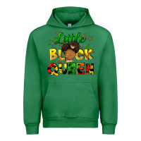 Emerald Little black queen Urban Hoodie - FaDigitalArtStudio