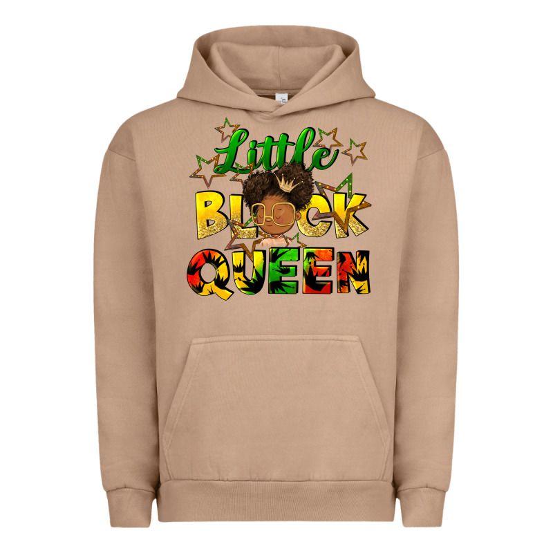 Little Black Queen Urban Hoodie by FaDigitalArtStudio | Teevron
