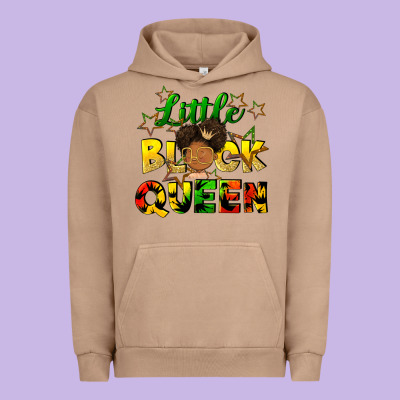 Little Black Queen Urban Hoodie Designed By Fadigitalartstudio