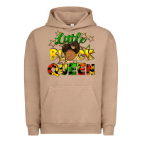 Pigment Burro Little black queen Urban Hoodie - FaDigitalArtStudio