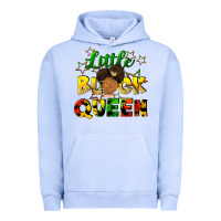 Pigment Grape Ice Little black queen Urban Hoodie - FaDigitalArtStudio