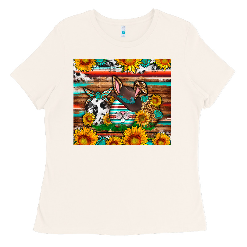 Easter Eggs Sunflower Gemstone Tumbler Easter Day Ladies Tee by Neo Western | Teevron