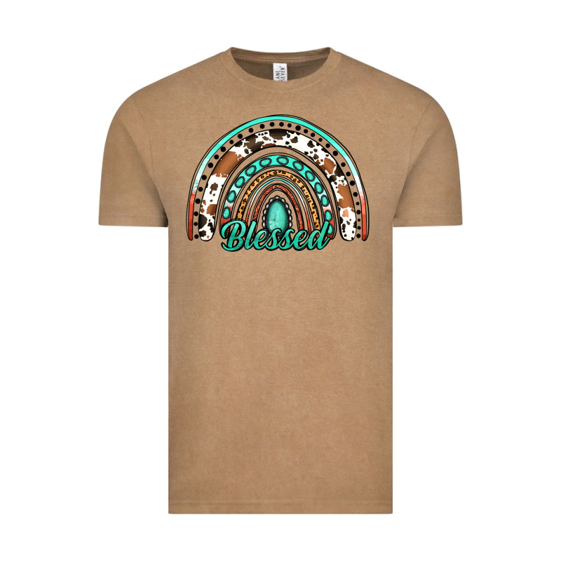 Blessed Western Rainbow Vintage Tee by Jasminsmagicworld | Teevron