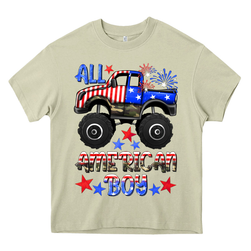 All American Boy Heavy Core Tee by HRA Design Shop | Teevron