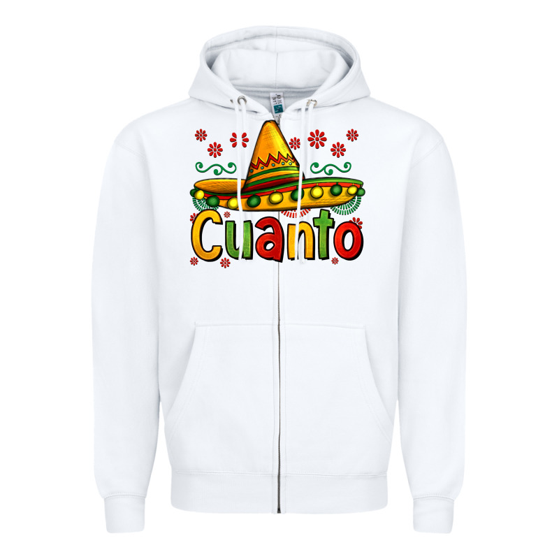 Cuanto My Fourth Mexican Birthday Zipper Hoodie by Jasminsmagicworld | Teevron
