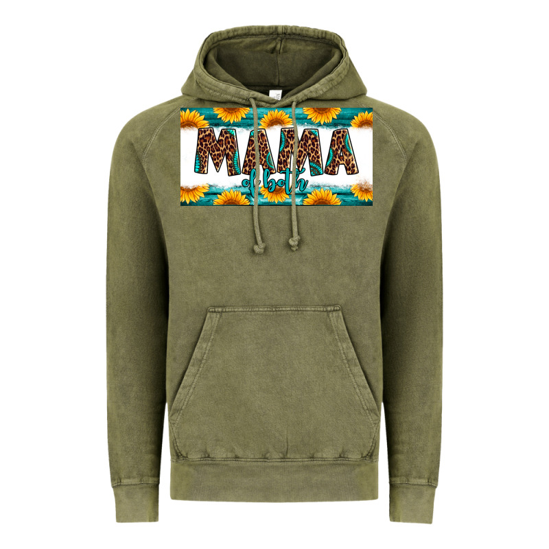 Mama Of Both License Plate Vintage Hoodie by Jasminsmagicworld | Teevron