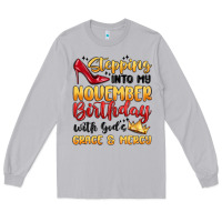 Moon Dust stepping into my november birthday Long Sleeve Tee - MaliasSmallBusiness