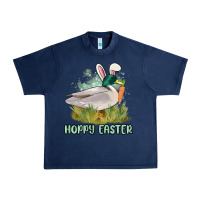 Navy hoppy easter duck hunting Urban Heavy Tee - MaliasSmallBusiness