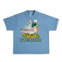 Pebble Blue hoppy easter duck hunting Urban Heavy Tee - MaliasSmallBusiness