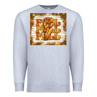 Heather Grey fall with lightning bolt Premium Sweatshirt - TumblerDesignByShophia