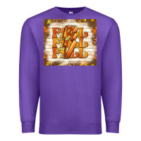 Purple fall with lightning bolt Premium Sweatshirt - TumblerDesignByShophia