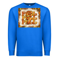 True Royal fall with lightning bolt Premium Sweatshirt - TumblerDesignByShophia