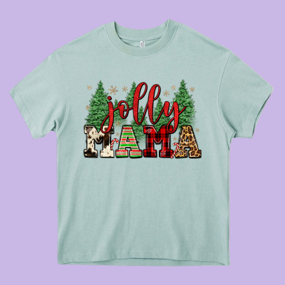 Jolly Mama Heavy Core Tee Designed By Fadigitalartstudio