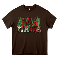 Chocolate Brown jolly mama Heavy Core Tee - FaDigitalArtStudio
