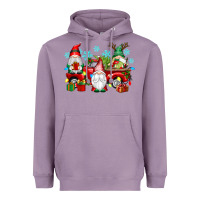 Lavender christmas gnome truck Heavyweight Hoodie - texasbilliewilder